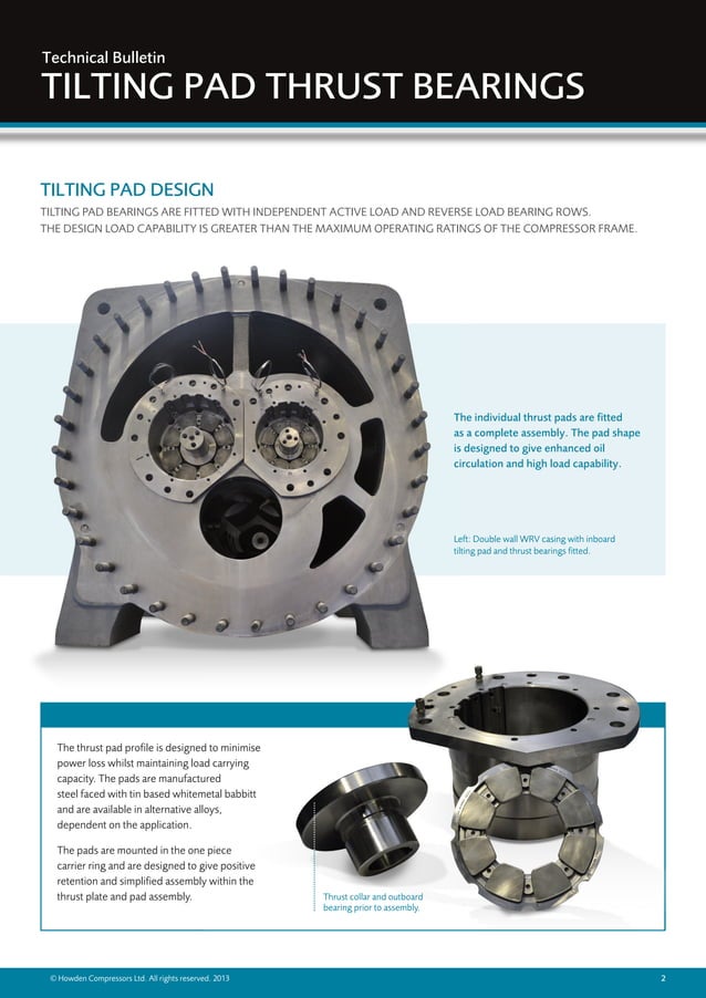 Tilting pad thrust bearing