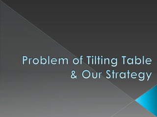 Tilting table