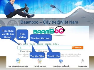 Baamboo – Cây tre@Việt Nam Tìm nhạc và file âm thanh Tìm Video Tra từ điển Tìm theo khu vực Tìm tin tức 