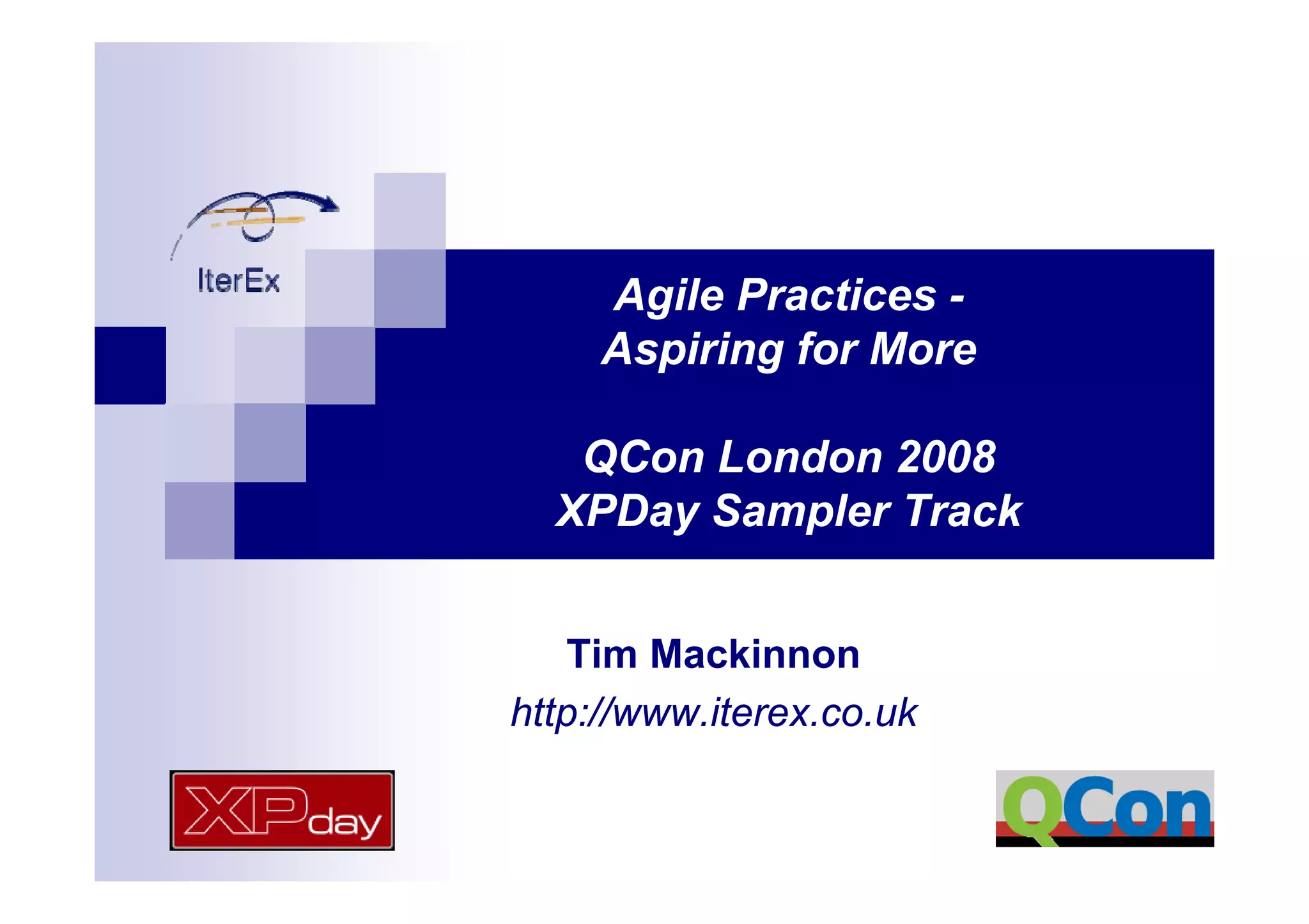 Tim Mackinnon Agile And Beyond