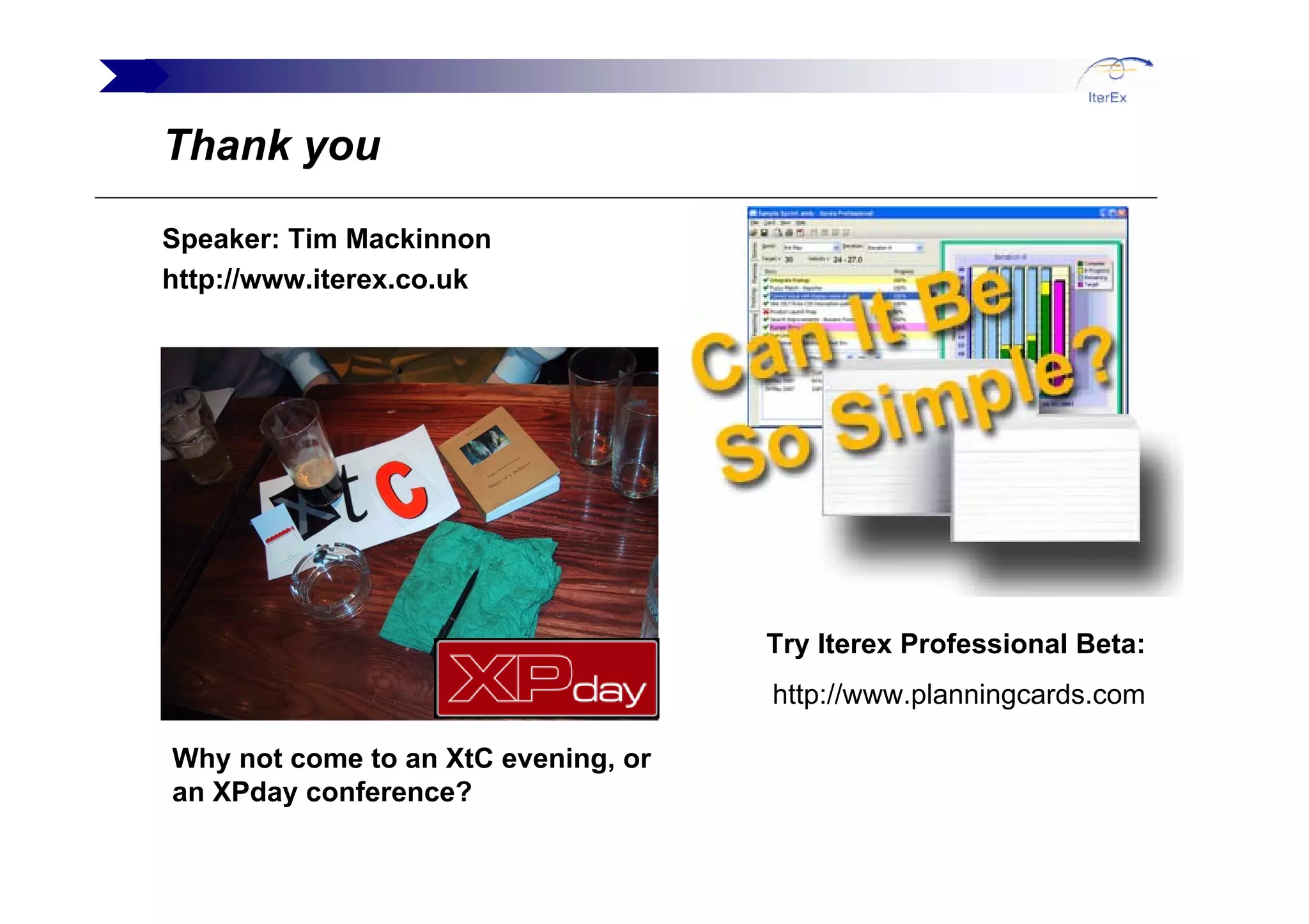 Tim Mackinnon Agile And Beyond