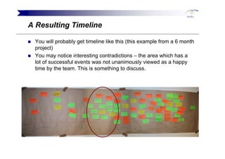 A Resulting Timeline

 You will probably get timeline like this (this example from a 6 month
 project)
 You may notice int...