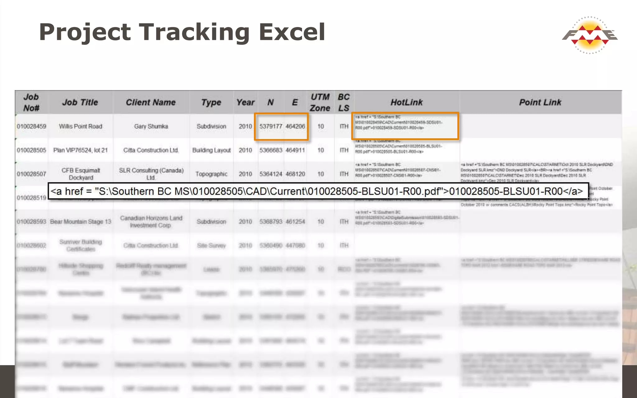 Project Tracking Excel
 