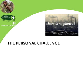 THE PERSONAL CHALLENGE
 