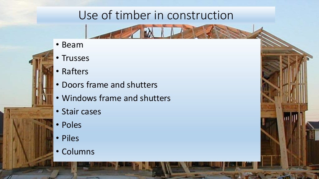 Timber As a Building Material