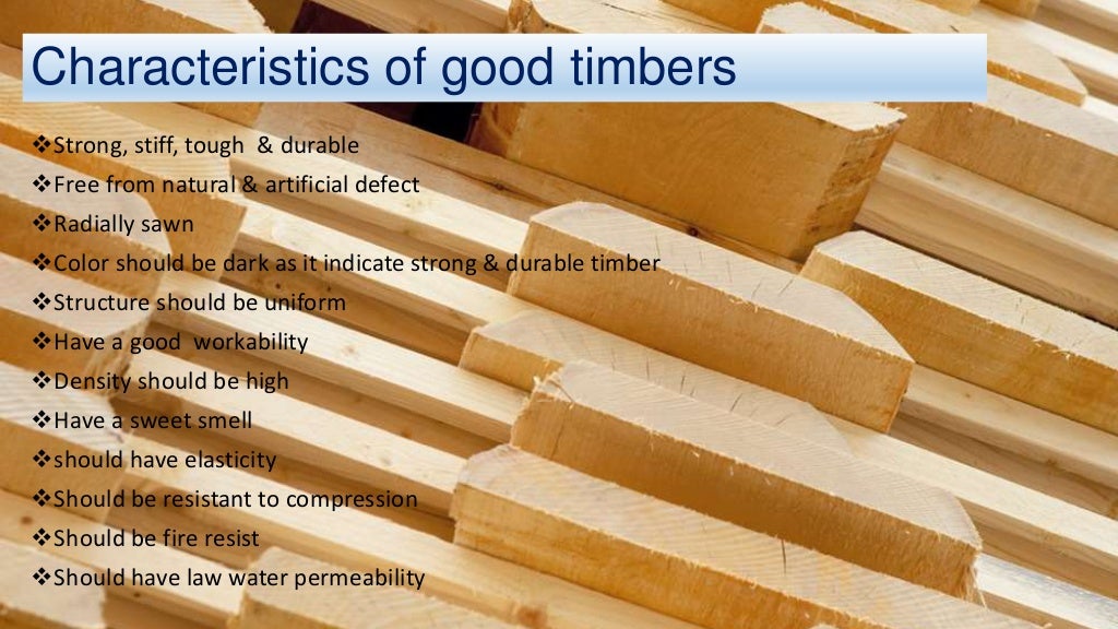 Timber As a Building Material