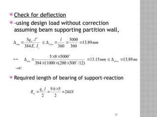 Timber Deflection introduction to timber building for engineering | PPTX