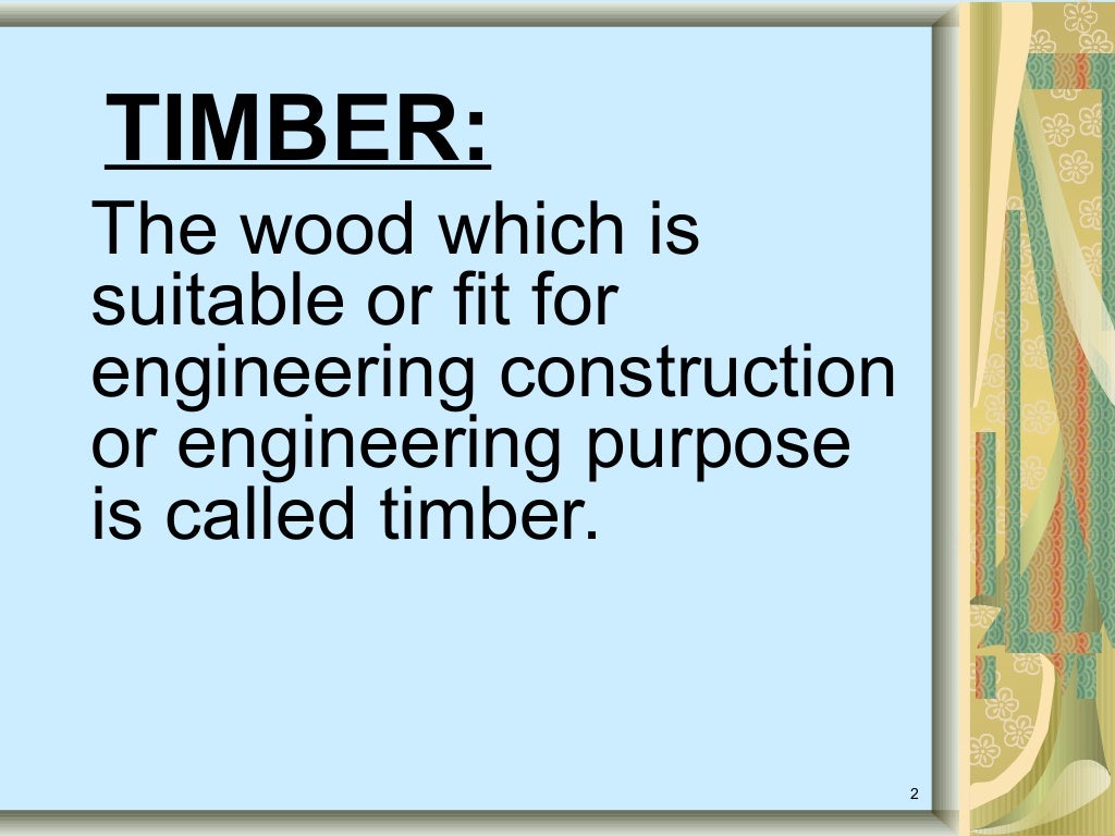 Timber ppt1
