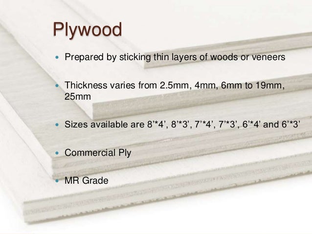 Timber - Types of Woods, Plywood, Veneer, Laminate ...