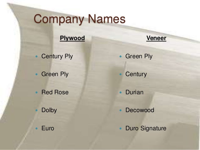 Timber - Types of Woods, Plywood, Veneer, Laminate ...