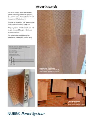 Timber acoustic panels | PDF