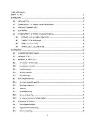 Wood Assignment Timber assignment | DOCX