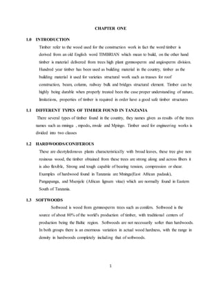 Wood Assignment Timber assignment | DOCX