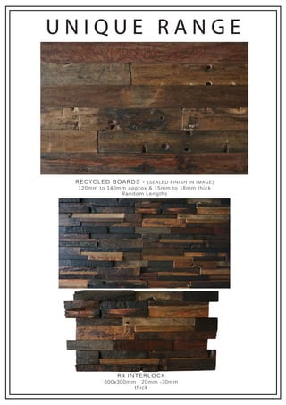 Recycled Timber Tiles 