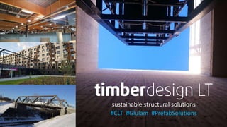 sustainable structural solutions
#CLT #Glulam #PrefabSolutions
 