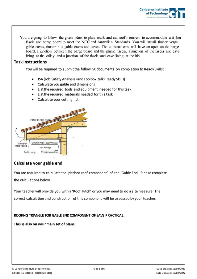 Practical AssessmentConstruct EavesBoxed eaves PDF