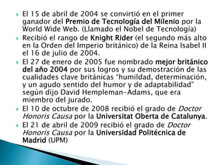 Tim berners lee | PPTX