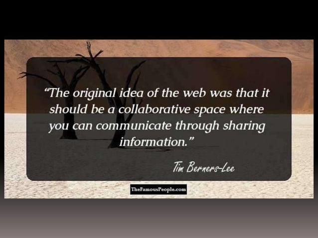 Tim berners lee : Inventor of world wide web | PPTX | Internet | Computing
