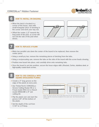 Timbertech Post Install Timbertech Installation Guide – Guide d’installation et d’entretien des ...