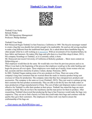 rob honeycutt timbuk2