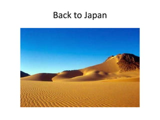 Back to Japan
 