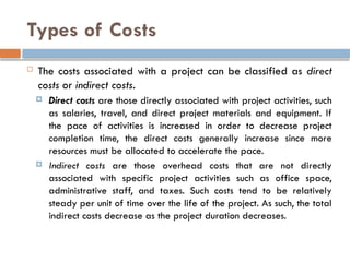Optimizing Project Duration and Cost Through Time-Cost Relationship ...
