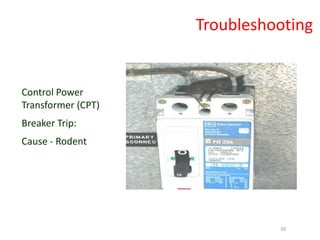 Control Power
Transformer (CPT)
Breaker Trip:
Cause - Rodent
Troubleshooting
50
 