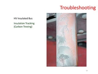 HV Insulated Bus
Insulation Tracking
(Carbon Treeing)
Troubleshooting
54
 