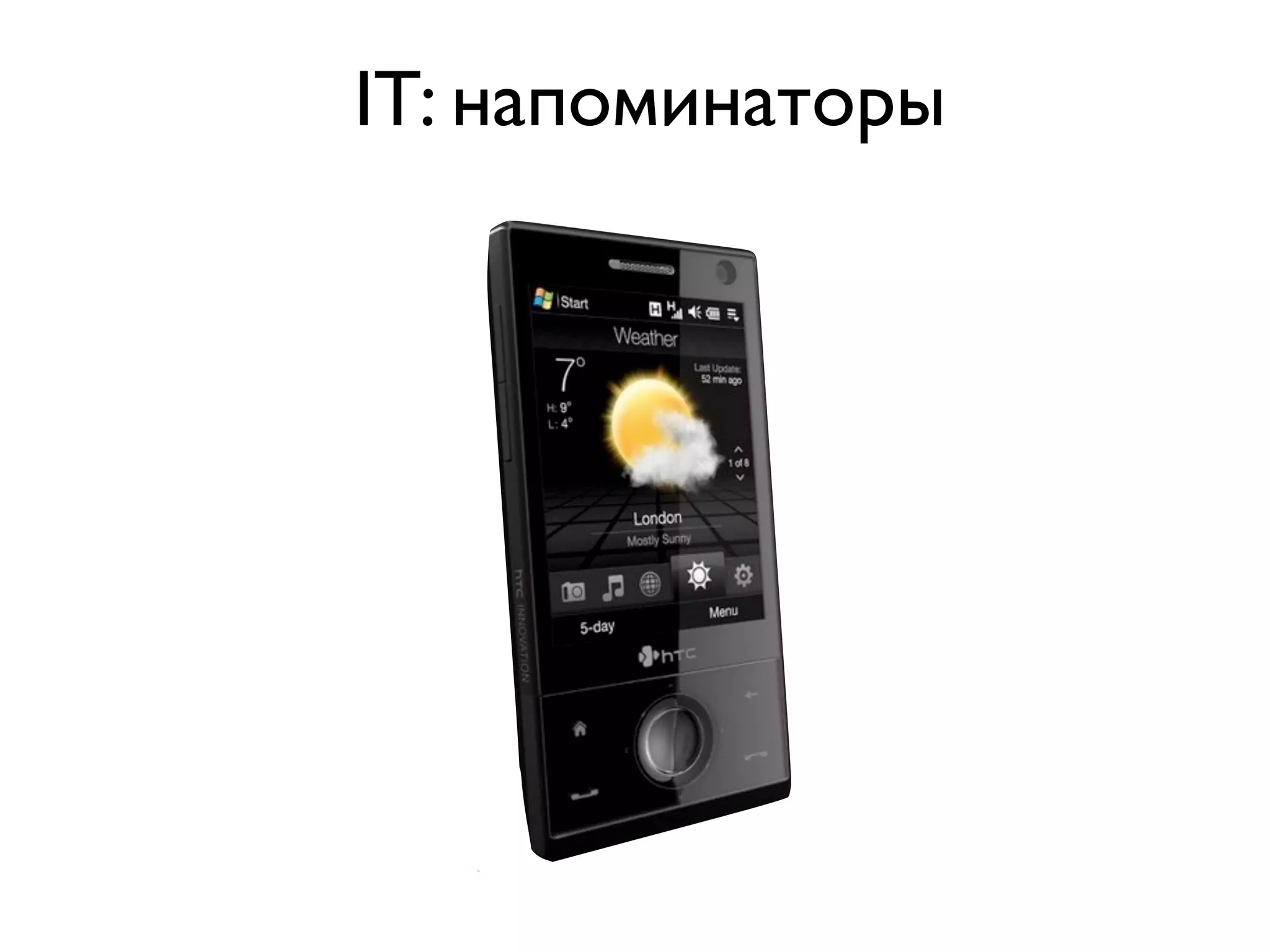 IT: напоминаторы
 