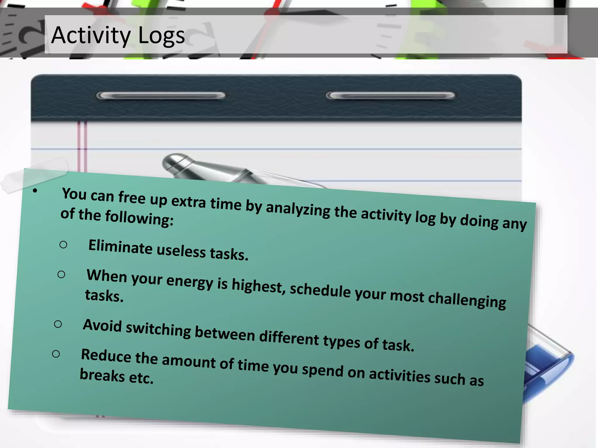 Activity Logs
 