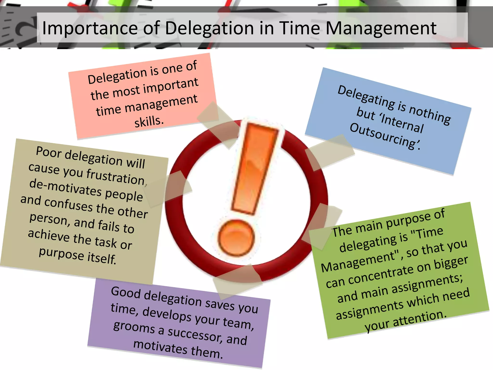 Importance of Delegation in Time Management
 