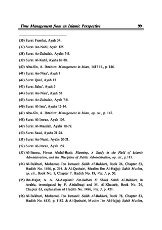 Time Management From Islamic And Administrative Perspective