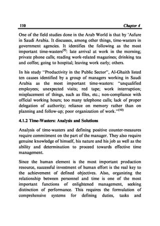 Time Management From Islamic And Administrative Perspective