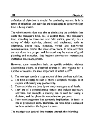 Time Management From Islamic And Administrative Perspective