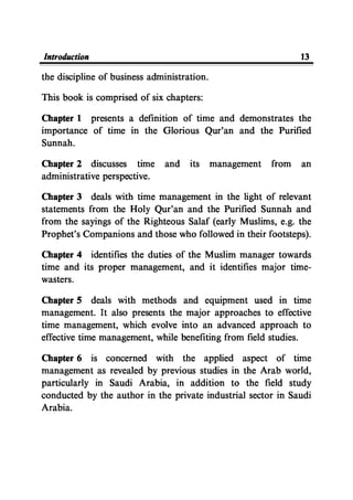 Time Management From Islamic And Administrative Perspective