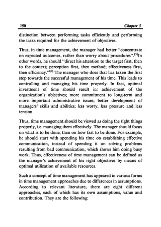 Time Management From Islamic And Administrative Perspective