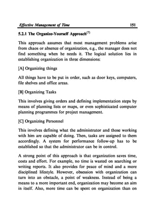 Time Management From Islamic And Administrative Perspective