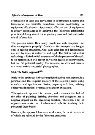 Time Management From Islamic And Administrative Perspective