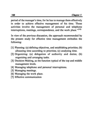 Time Management From Islamic And Administrative Perspective
