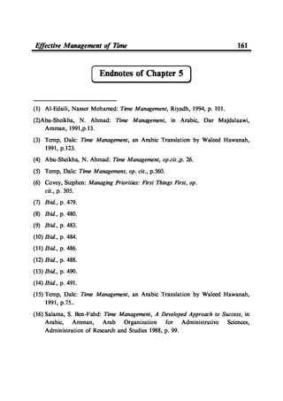Time Management From Islamic And Administrative Perspective