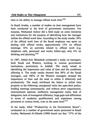 Time Management From Islamic And Administrative Perspective