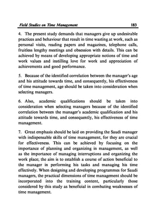 Time Management From Islamic And Administrative Perspective