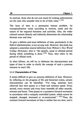 Time Management From Islamic And Administrative Perspective