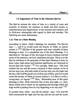 Time Management From Islamic And Administrative Perspective