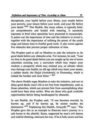 Time Management From Islamic And Administrative Perspective