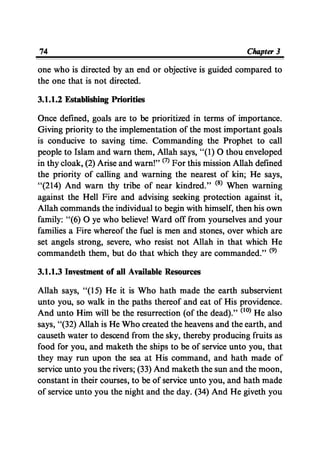 Time Management From Islamic And Administrative Perspective