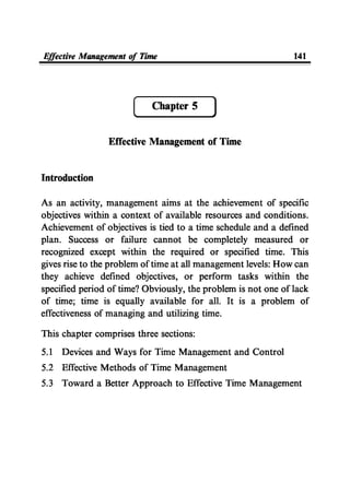 Time Management From Islamic And Administrative Perspective