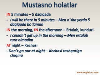 IN
IN IN
AT
www.english-uz.com
 