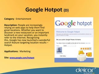Category:  Cloud ComputingDescription: Hosting:  Any application; can be customized; opposite of “premise-based”Software as a Service:  Software “as is,” per user, per month license fee for usage lifetimeHosting vs. SaaS(L)