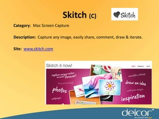 Google Hotpot (D)Category:  EntertainmentDescription:People are increasingly relying on web apps to help them find great locations. Whether you want to discover a new restaurant or an important landmark on your vacation, you instantly refer to the Internet. Recognizing this, Google has now launched a wonderful search feature targeting location results – Hotpot.Applications:MarketingSite: www.google.com/hotpot